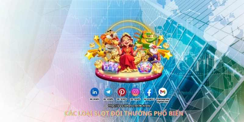 Các loại slot đổi thưởng phổ biến